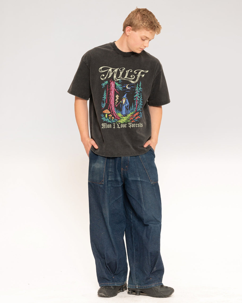 Man I Love Forests Oversized Tee product image 4