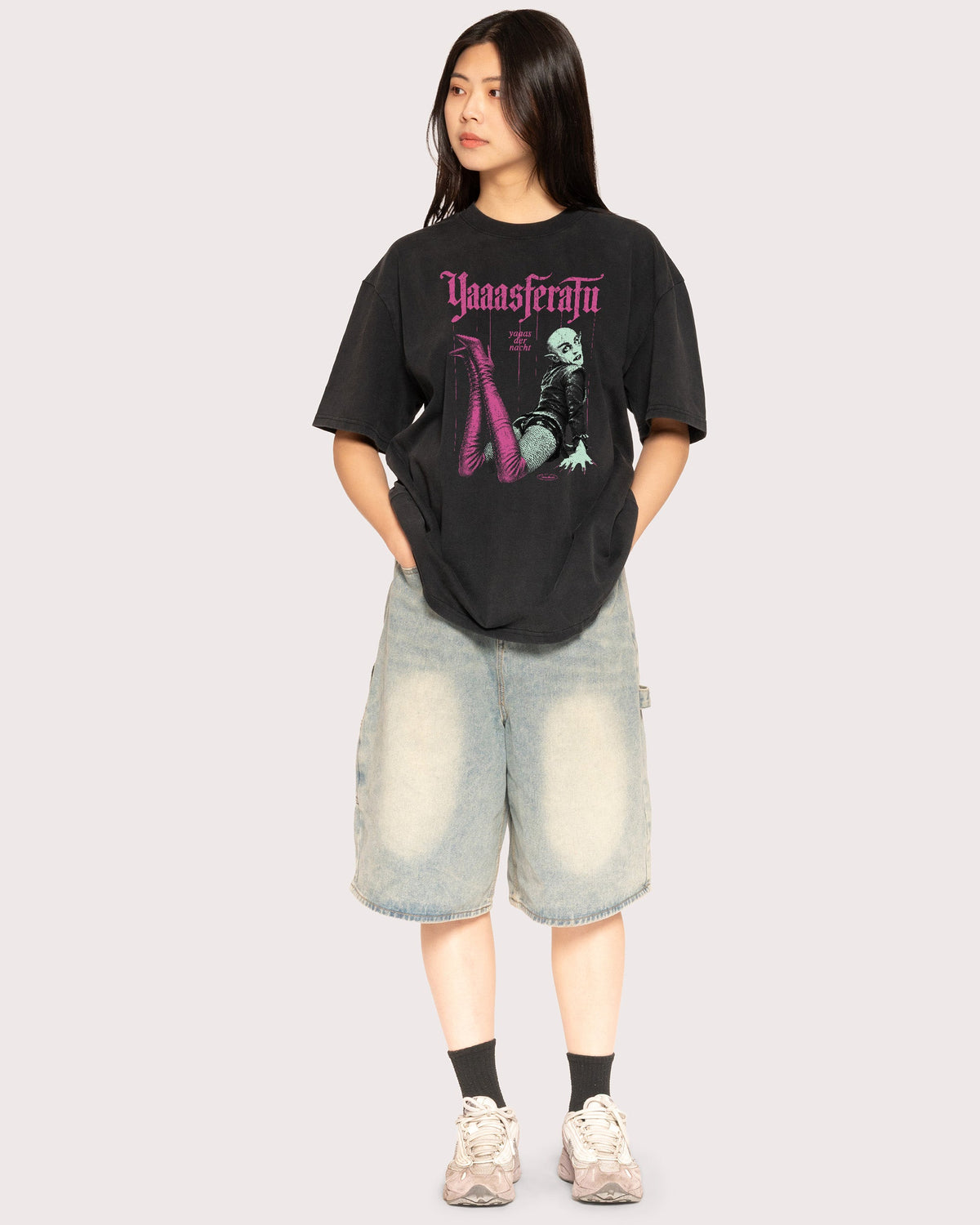 Yaaasferatu Oversized Tee product image 4