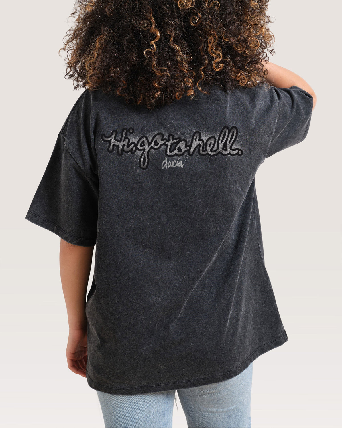 Go To Hell Oversized Tee product image 8