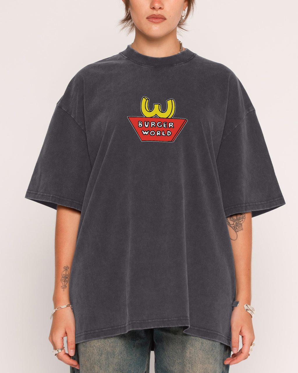Burger World Oversized Tee product image 4