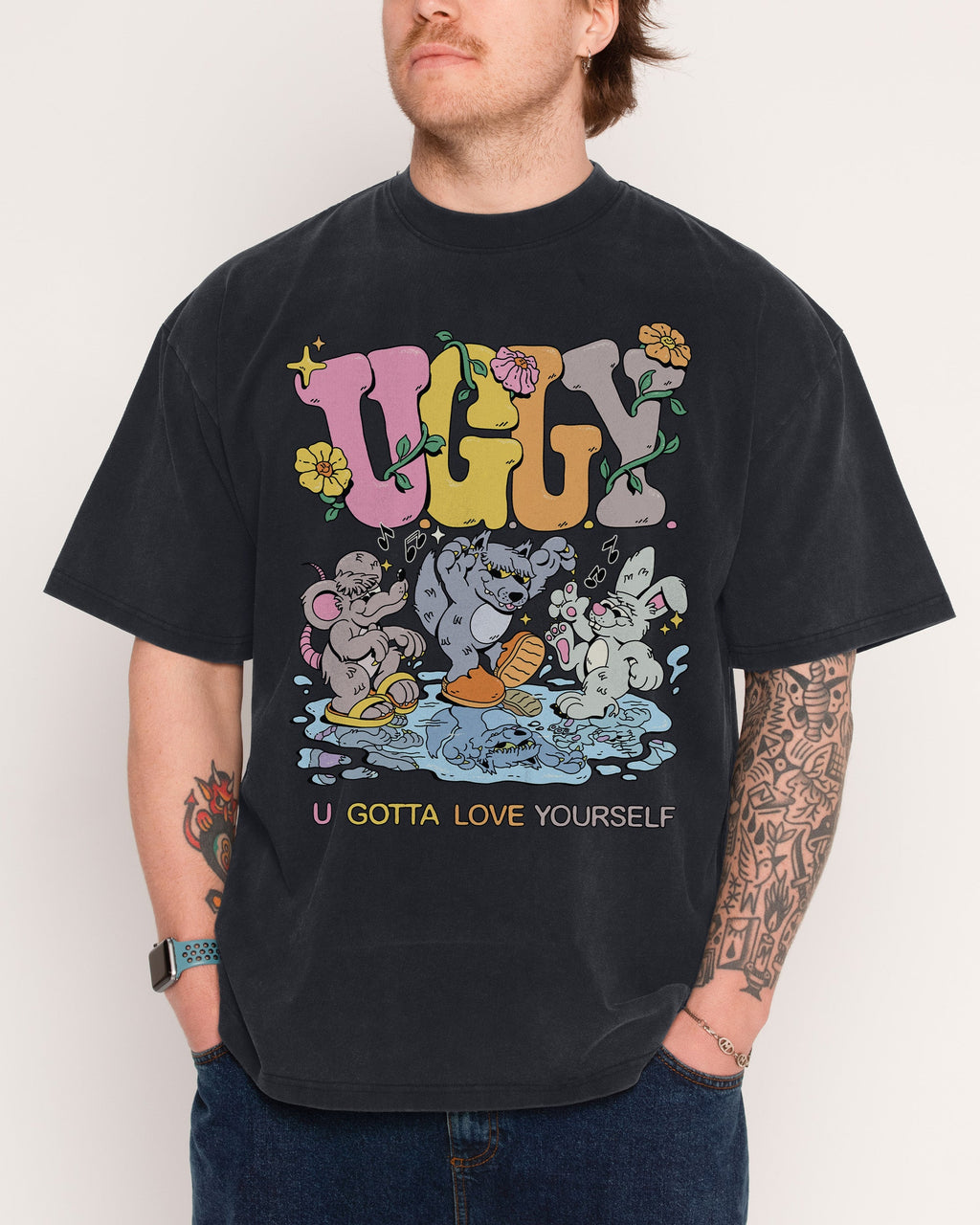 You Gotta Love Yourself Oversized Tee product image 2