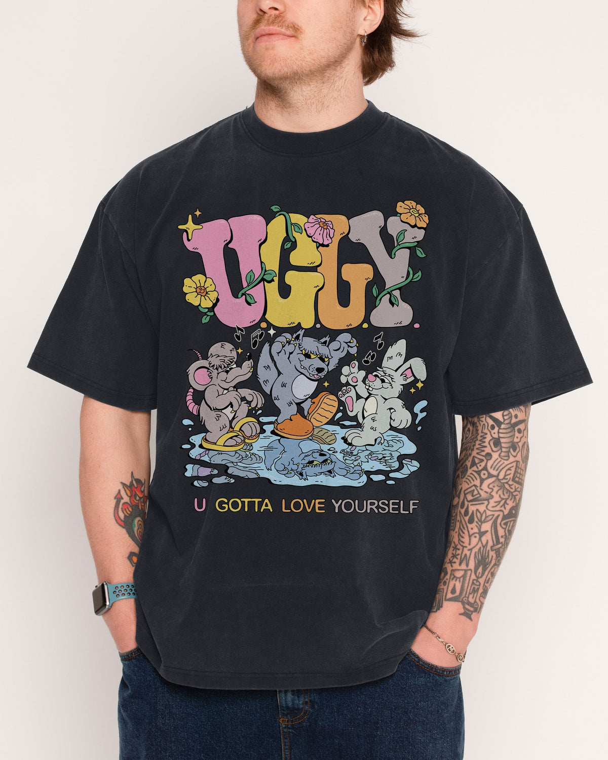 You Gotta Love Yourself Oversized Tee product image 2