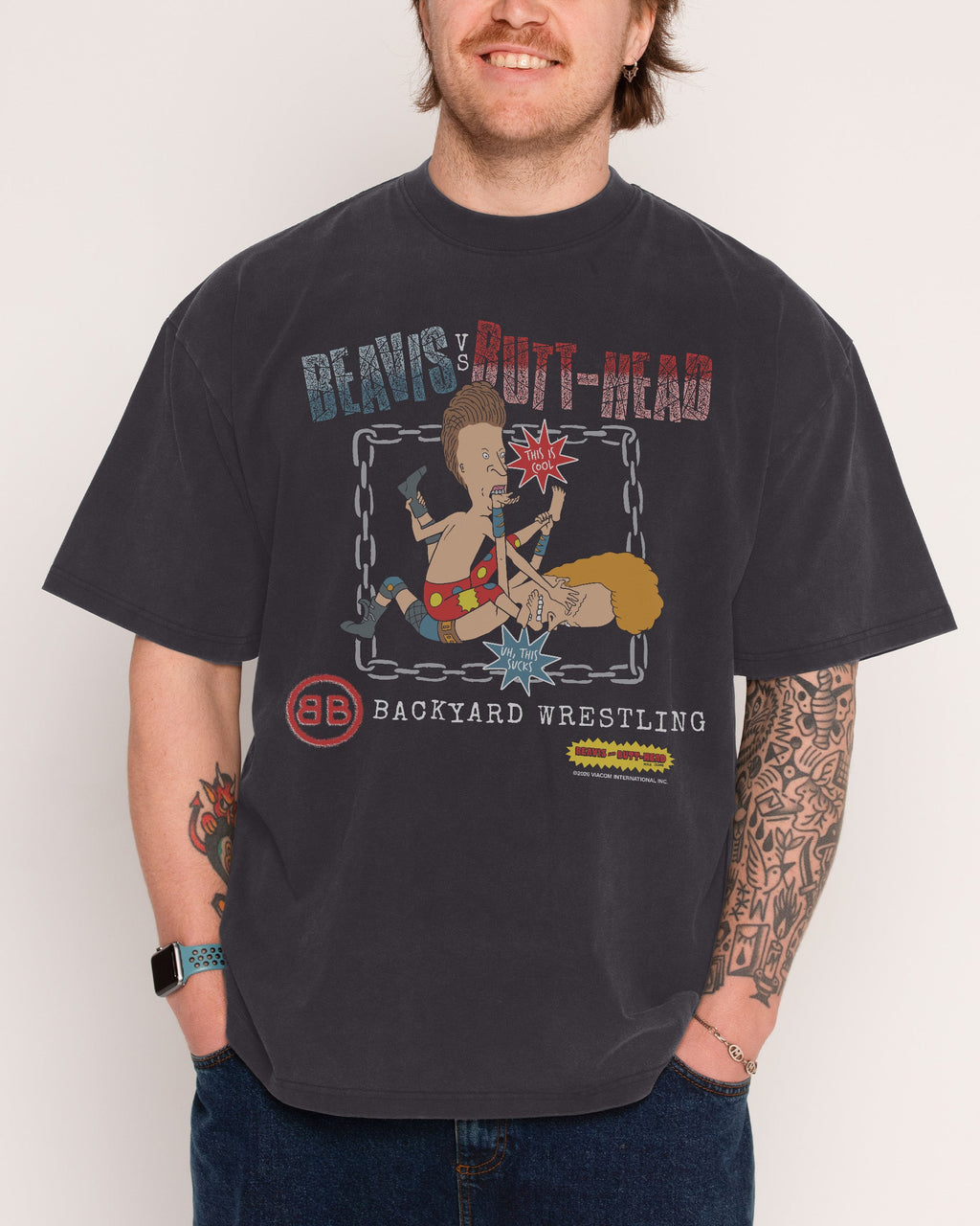 Backyard Wrestling Oversized Tee product image 13