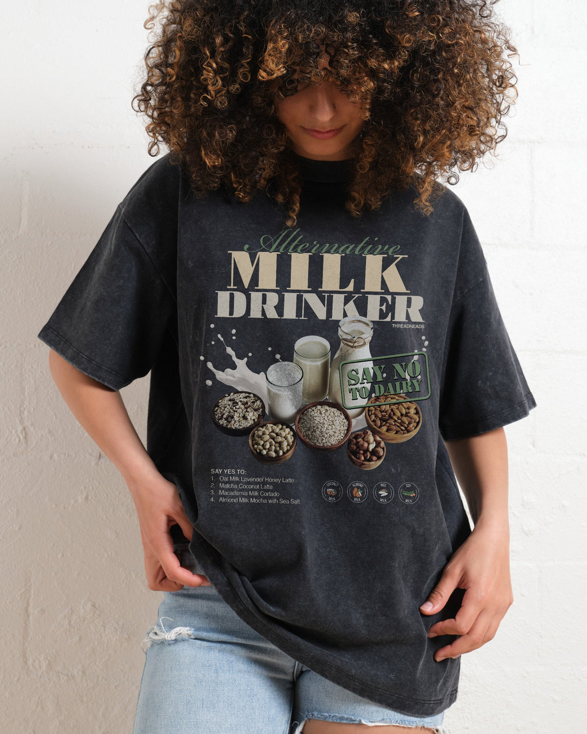 Alternative Milk Drinker Oversized Tee product image 4