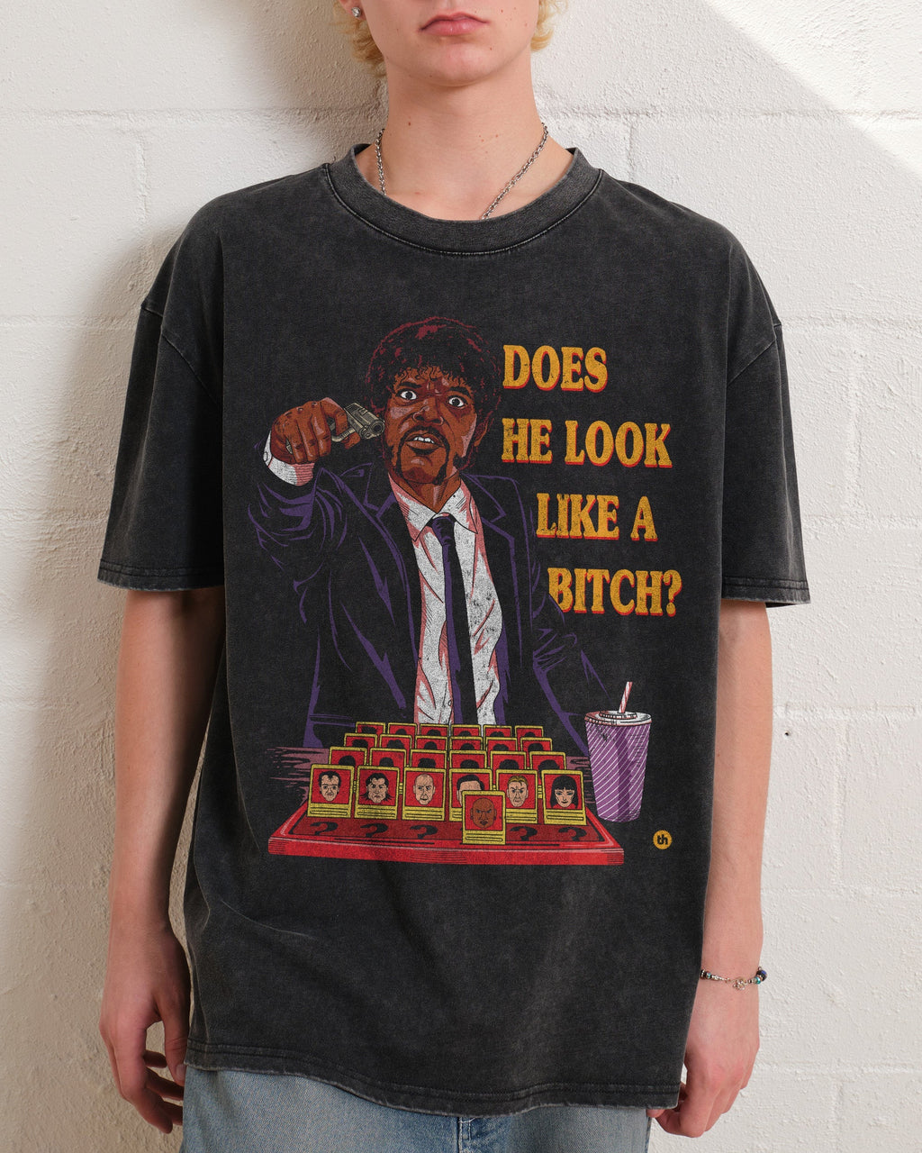 Does He Look Like a Bitch Oversized Tee product image 9