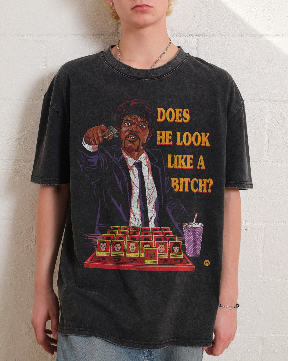 Does He Look Like a Bitch Oversized Tee product image 9