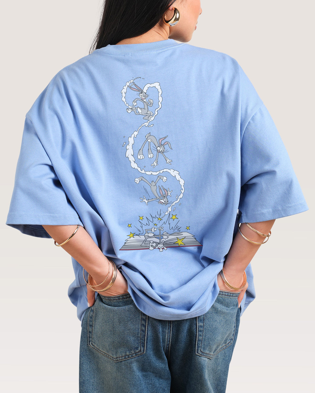 Bugs Bunny Book Crash Oversized Tee product image 1