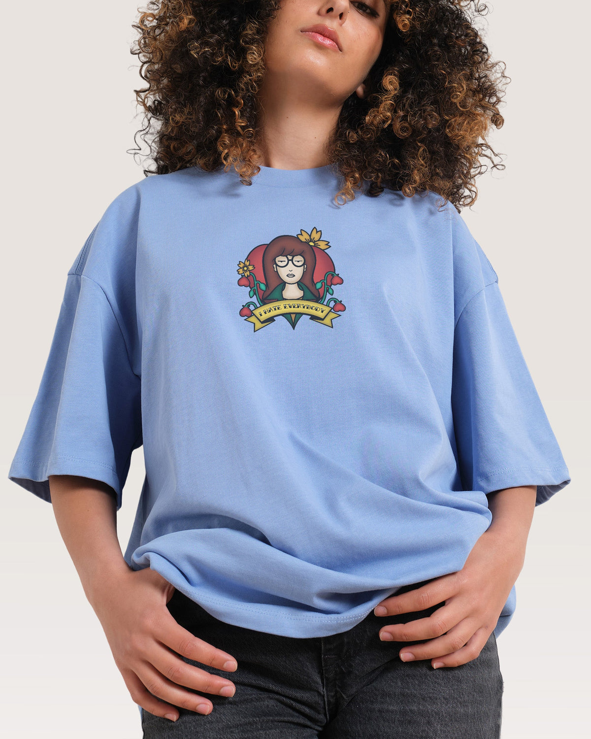 I Hate Everybody Oversized Tee product image 4