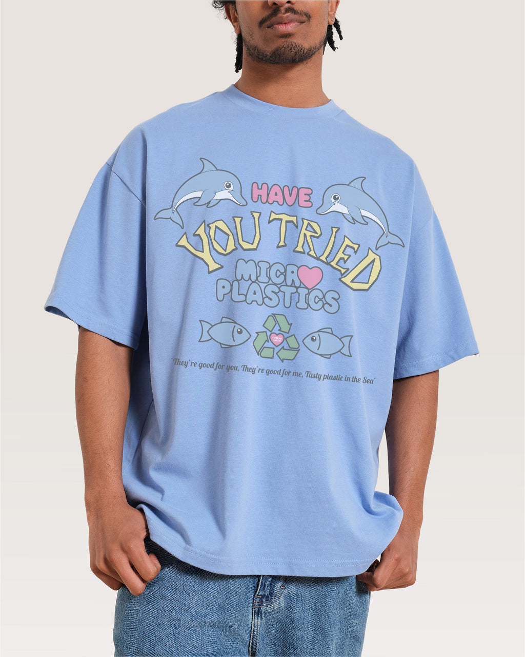 Tried Microplastics? Oversized Tee product image 4
