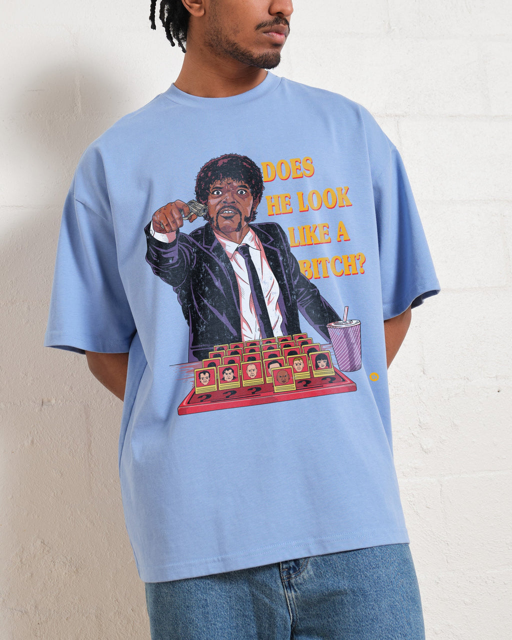 Does He Look Like a Bitch Oversized Tee product image 5