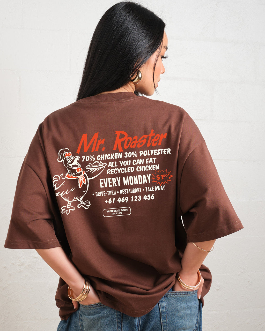Mr. Roaster Fried Chicken Oversized Tee product image 4