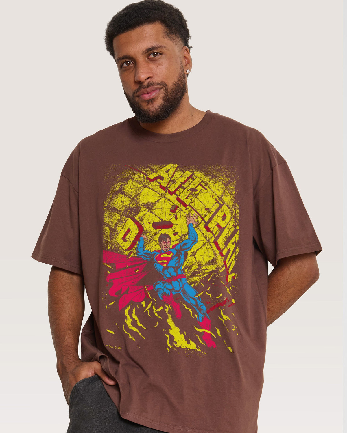 Superman Fire Oversized Tee product image 1