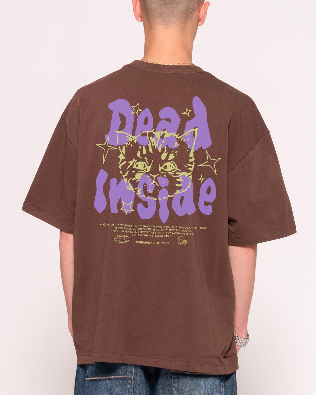 Dead Inside 26 Oversized Tee product image 3
