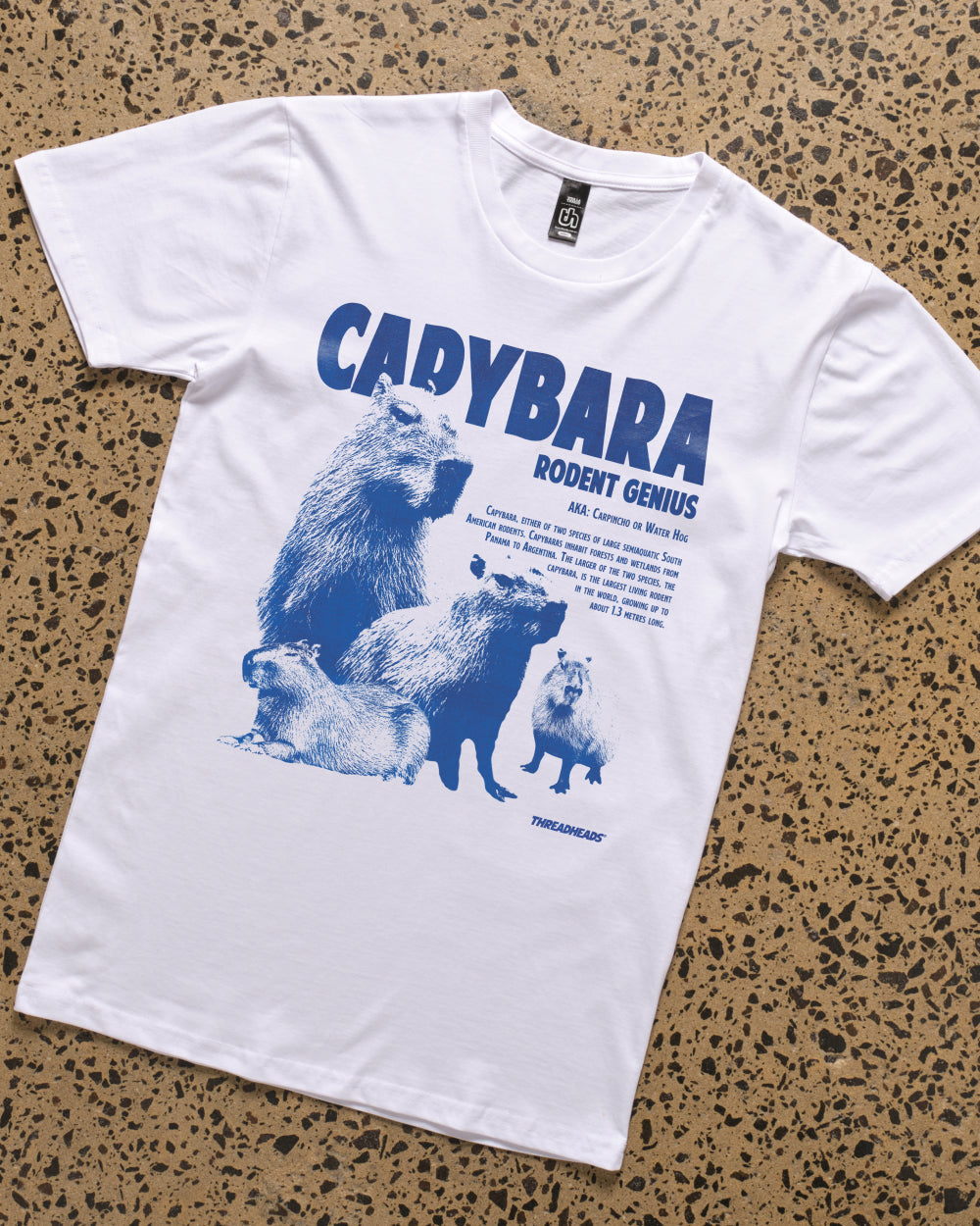 Capybara Rodent Genius T-Shirt product image 5