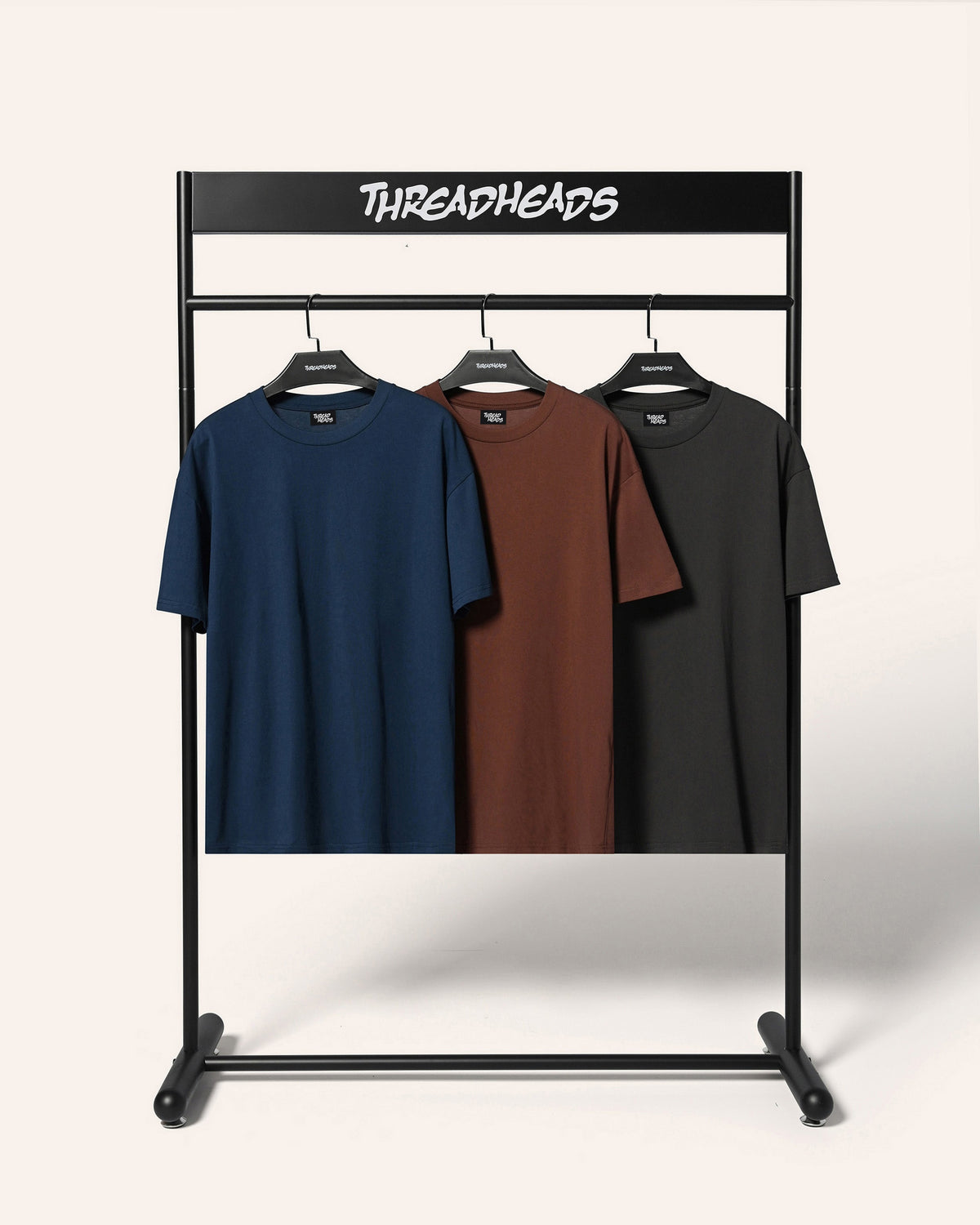 Classic Tee 3-Pack: Charcoal, Navy, Brown product image 1
