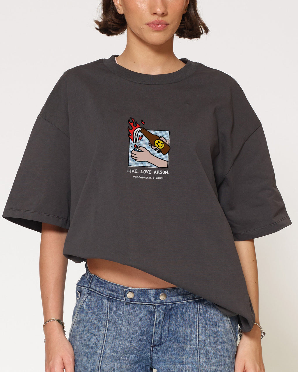 Live. Love. Arson Oversized Tee product image 1