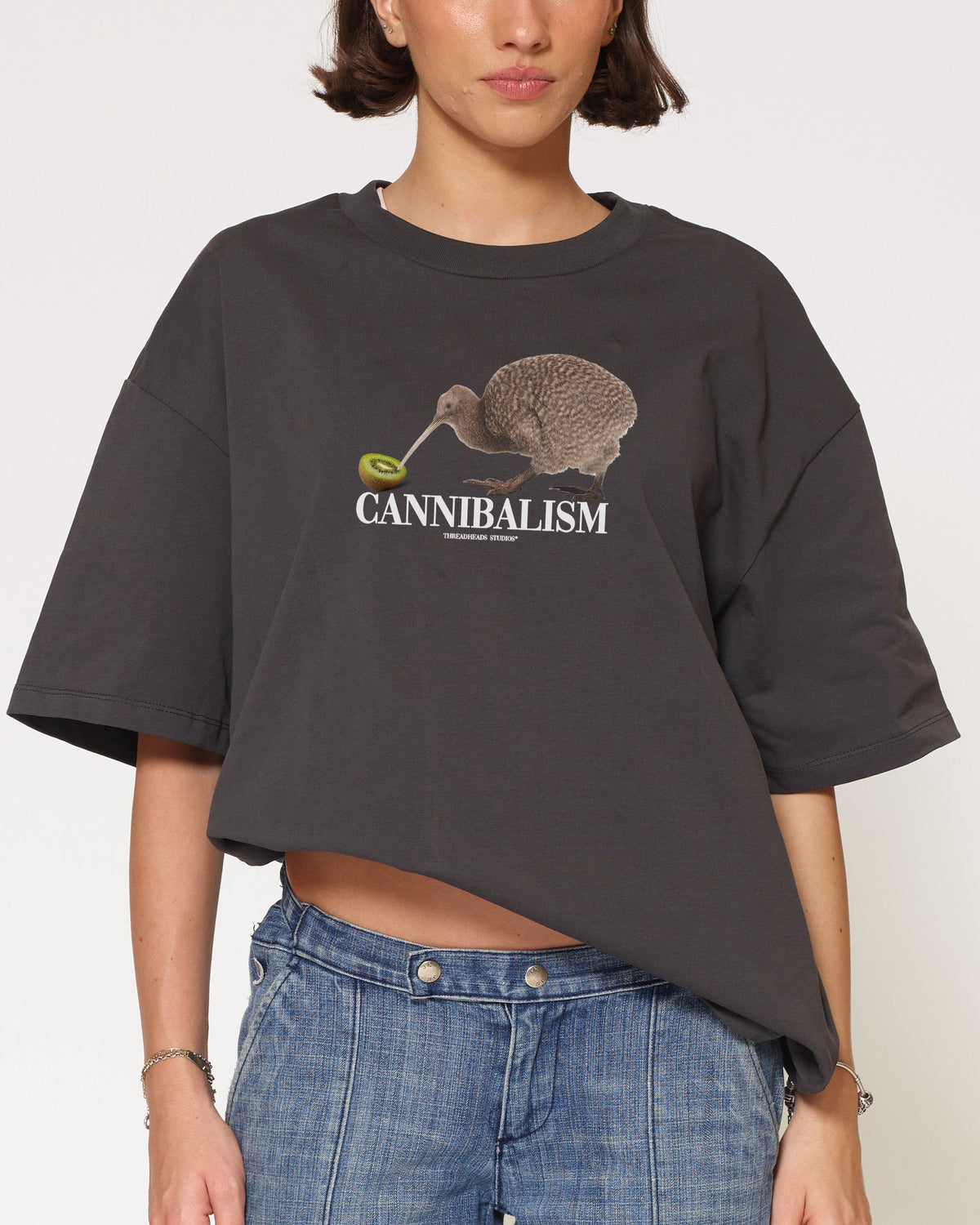 Cannibalism Oversized Tee product image 11