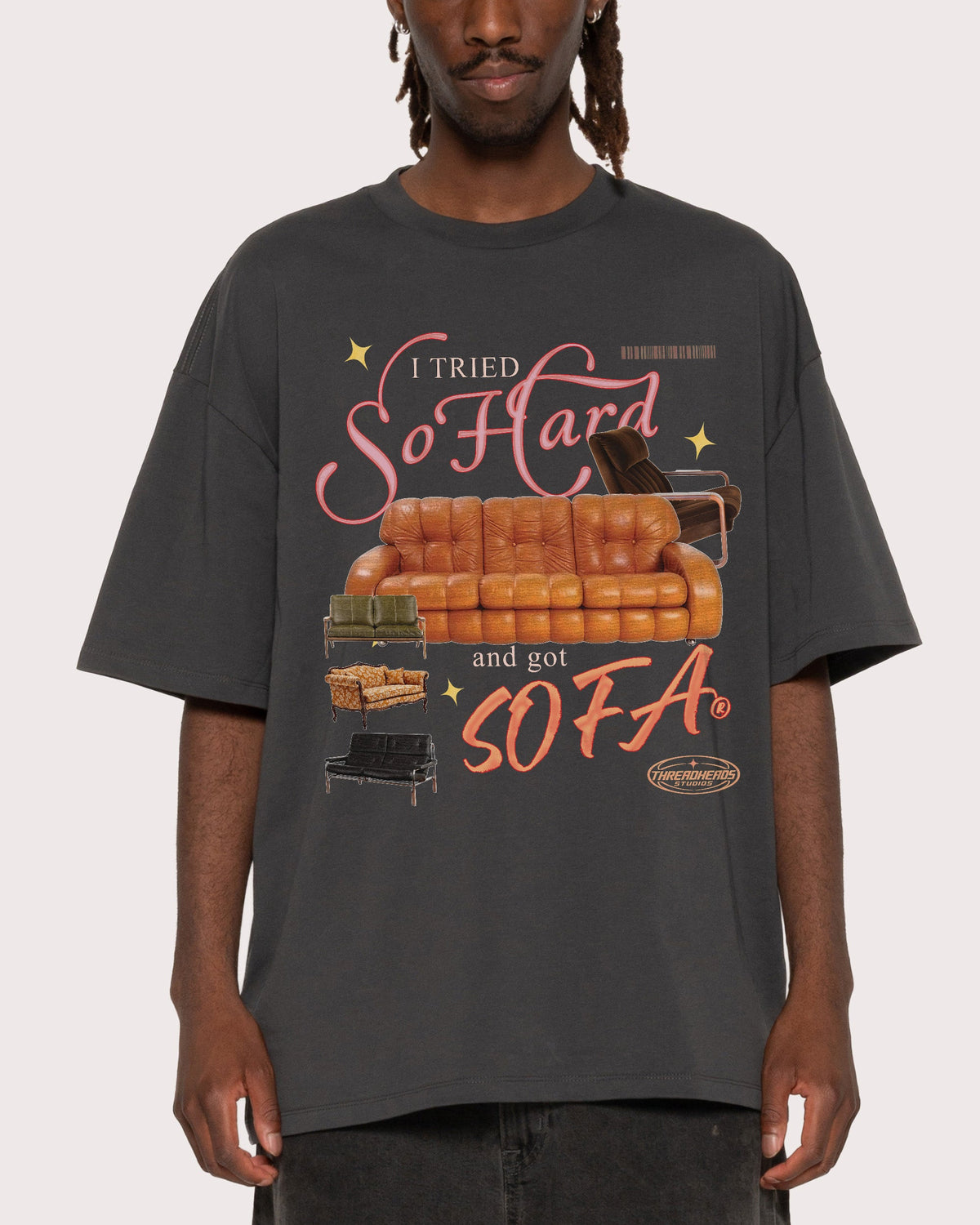 I Tried So Hard and Got Sofa Oversized Tee product image 5