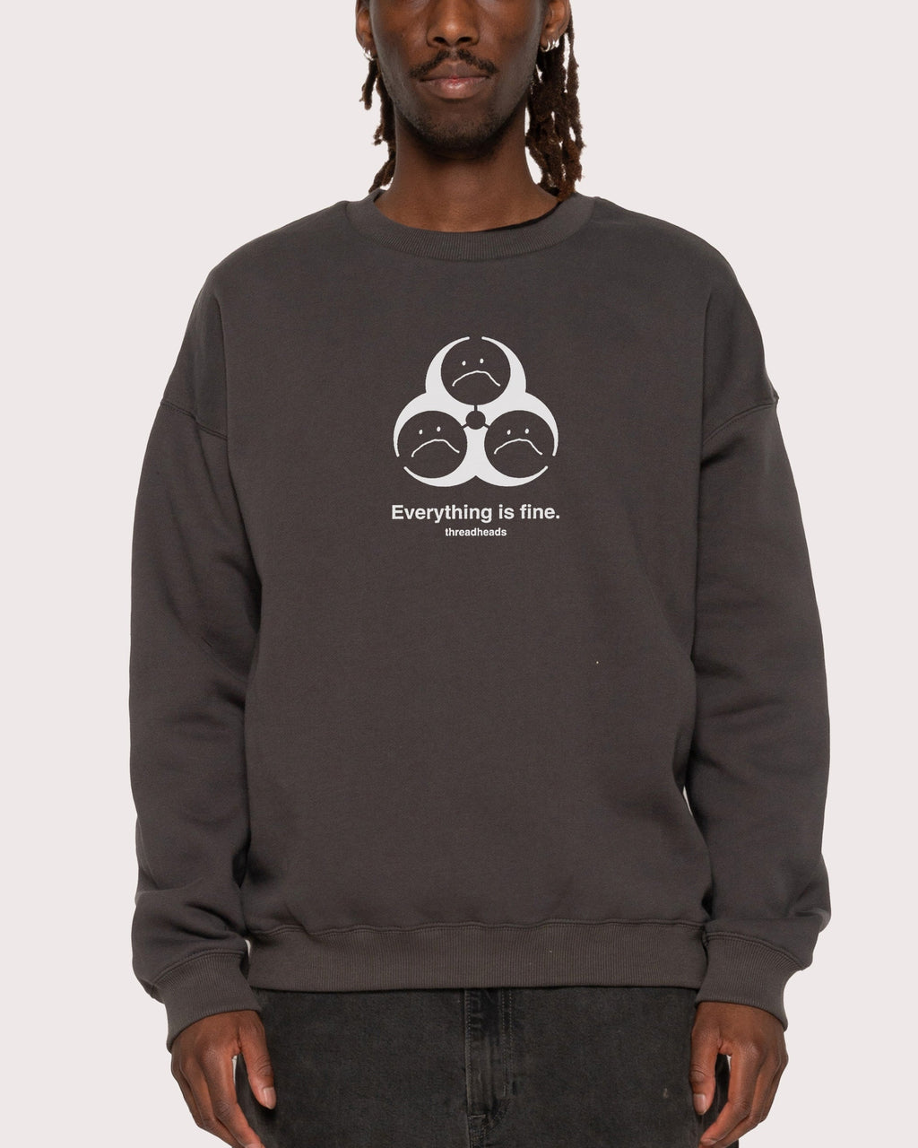 Everything Is Fine Biohazard Sweatshirt product image 3