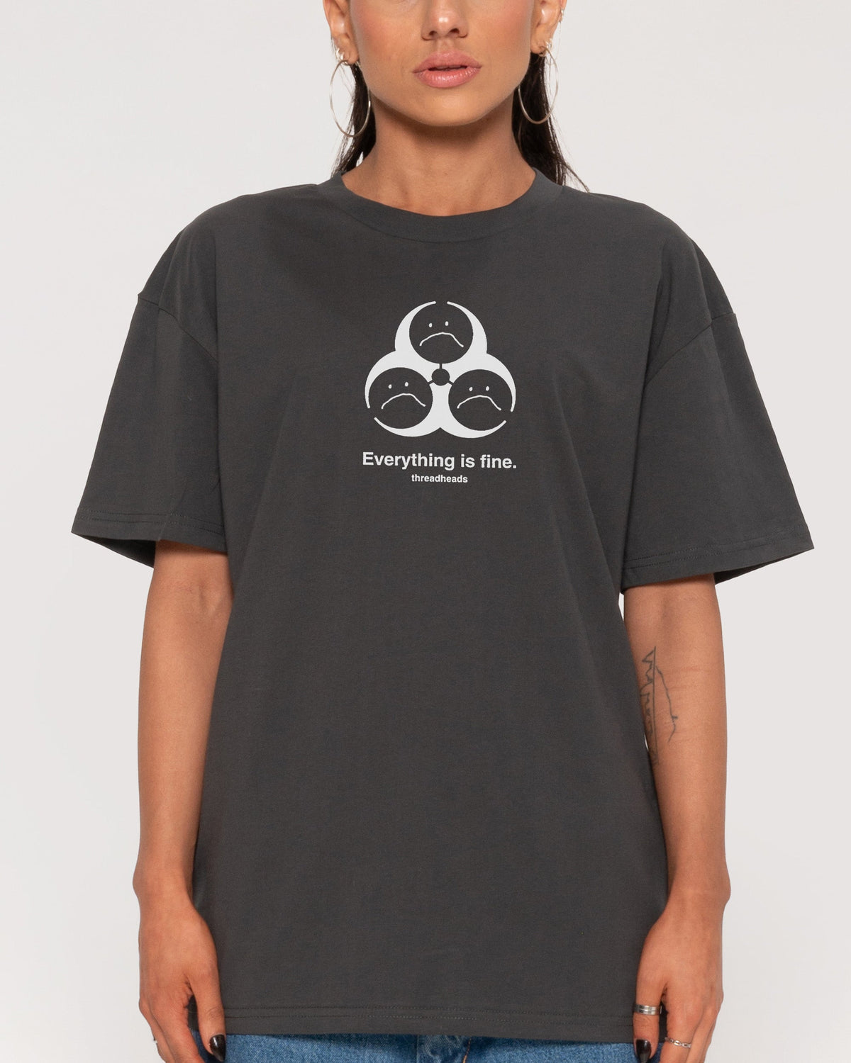 Everything Is Fine Biohazard T-Shirt product image 5