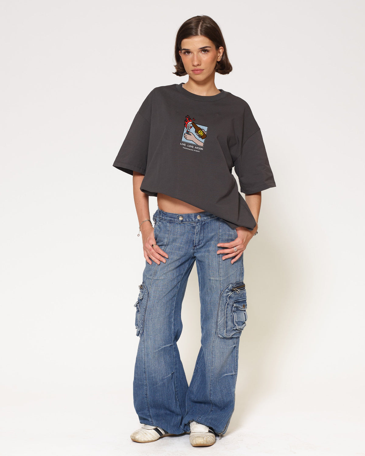 Live. Love. Arson Oversized Tee product image 2