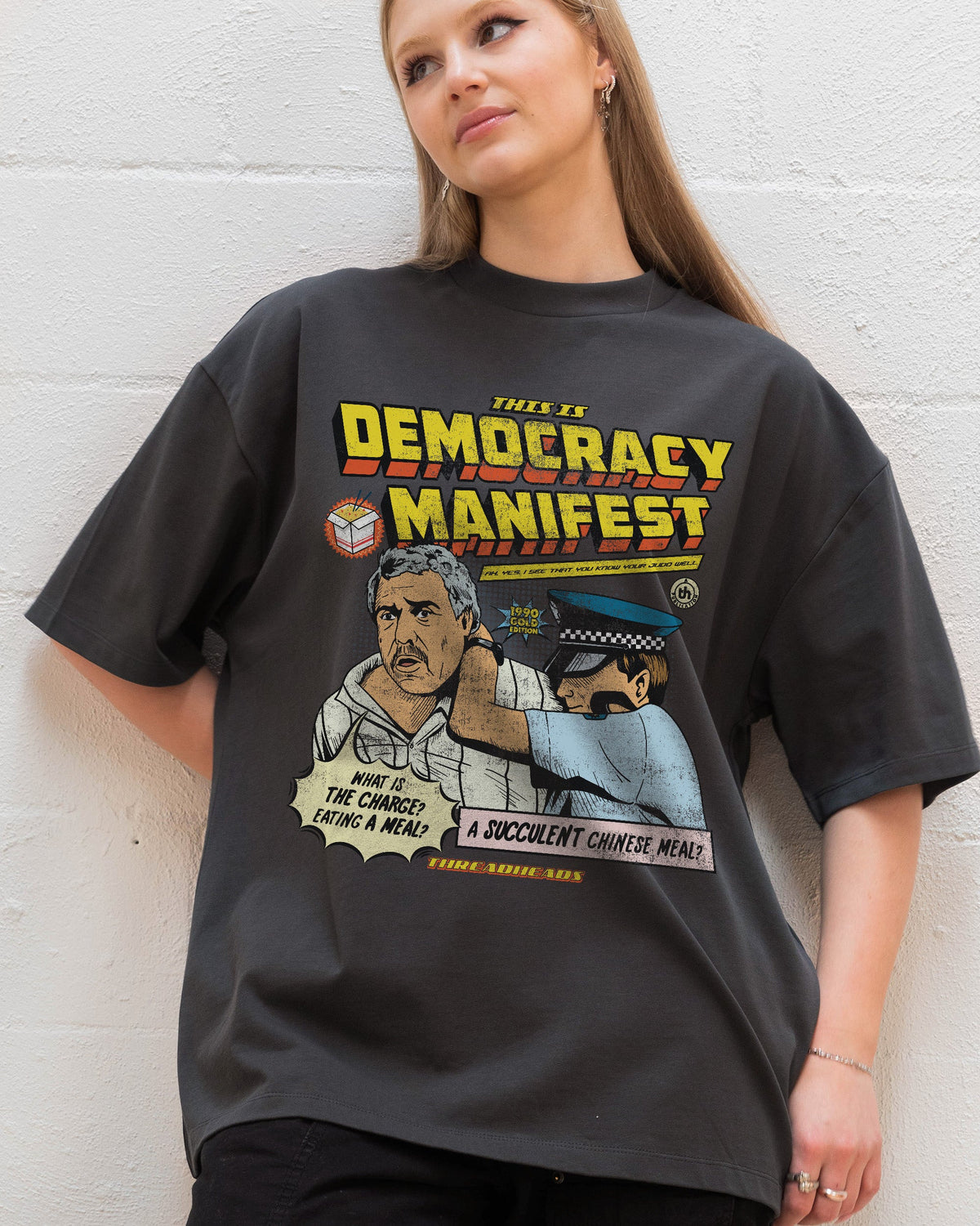 This is Democracy Manifest Oversized Tee product image 11