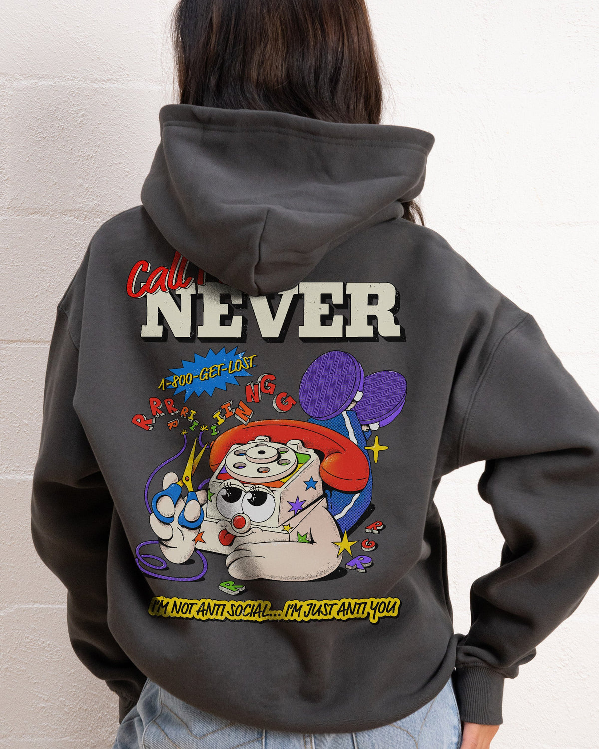 Call Me Never Hoodie product image 1
