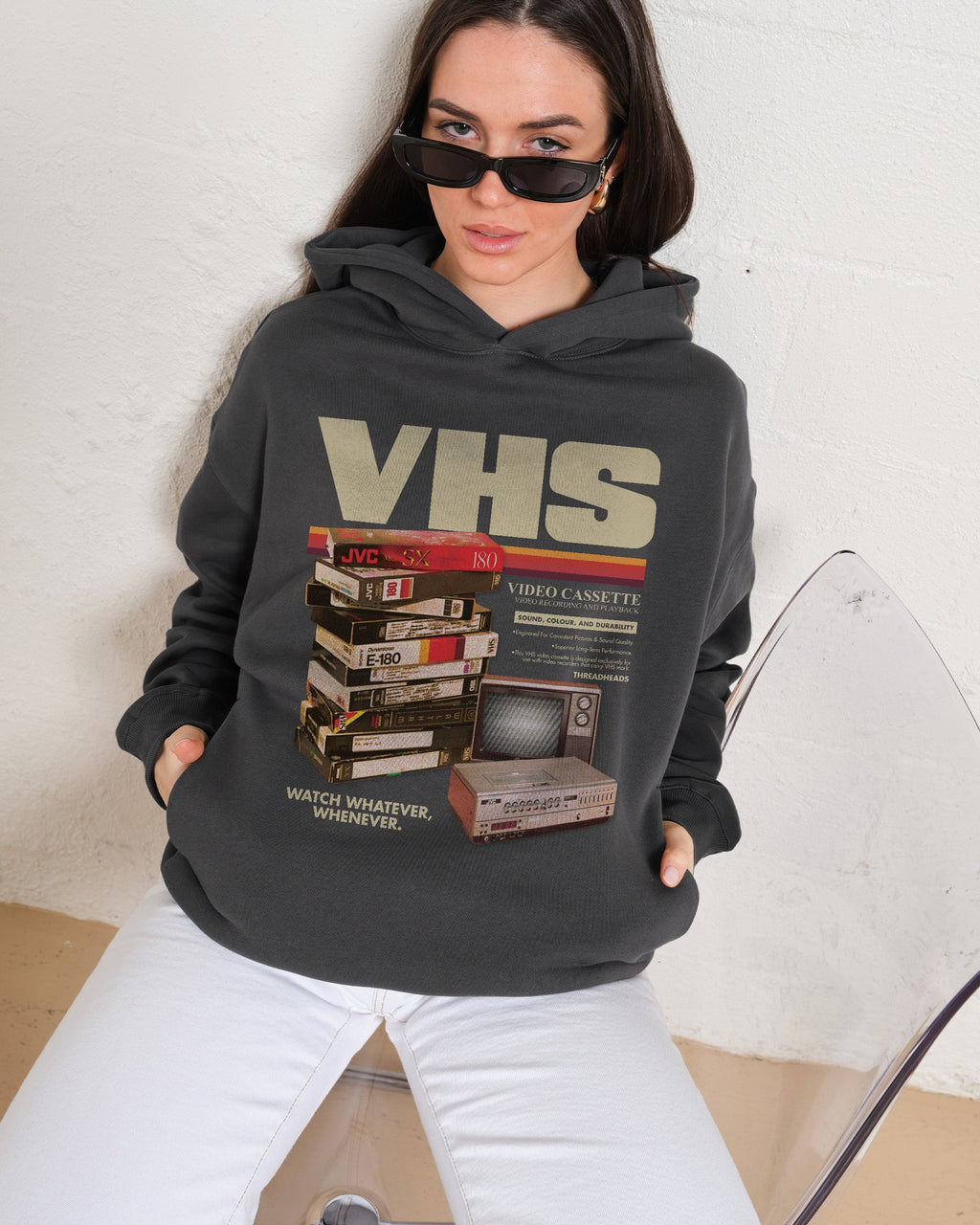Vintage VHS Tapes Hoodie product image 6