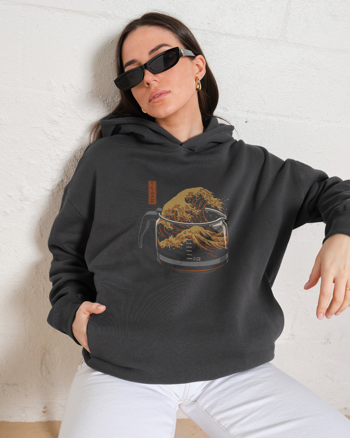 The Great Wave of Coffee Hoodie product image 1