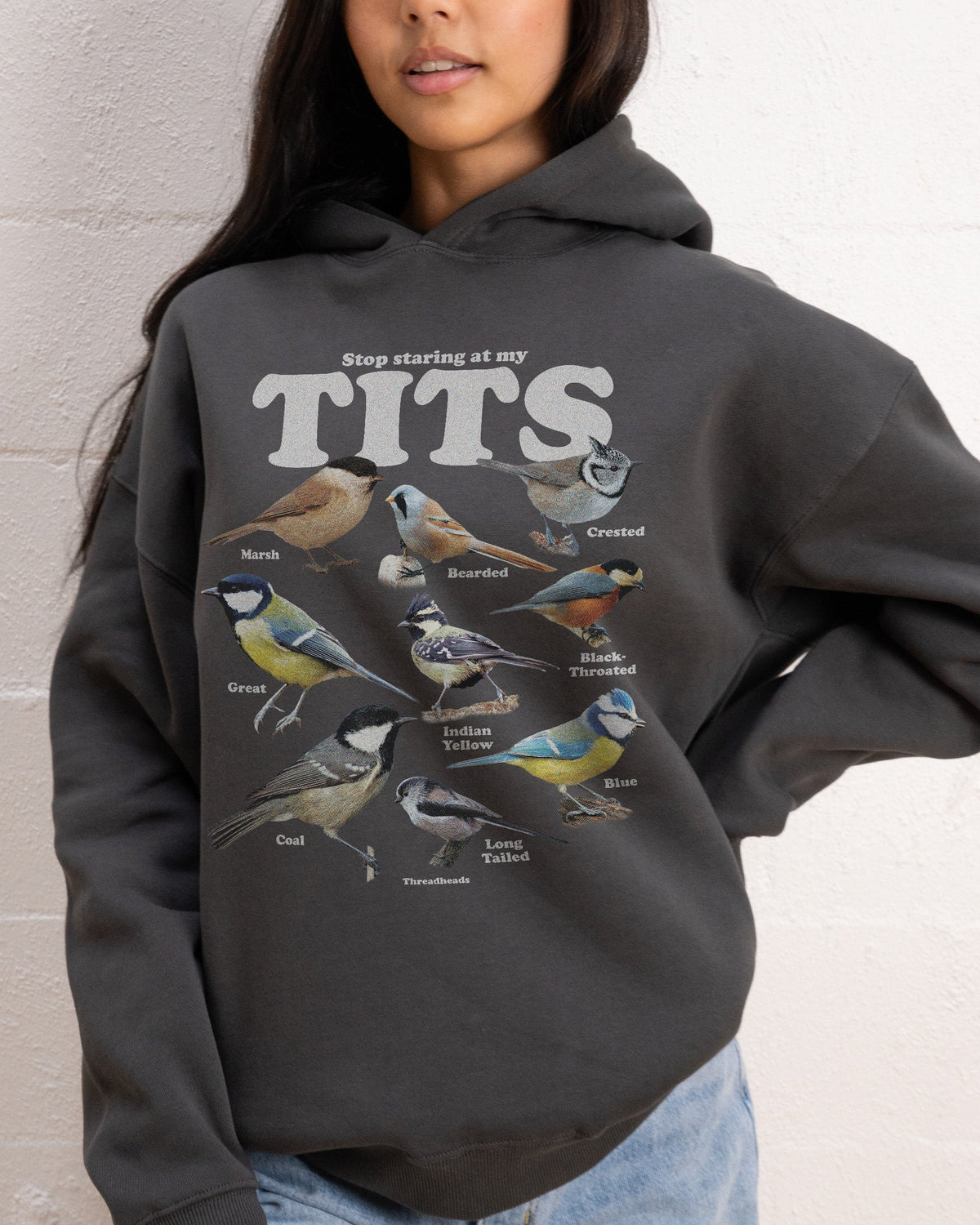 Stop Staring At My Tits Hoodie product image 2