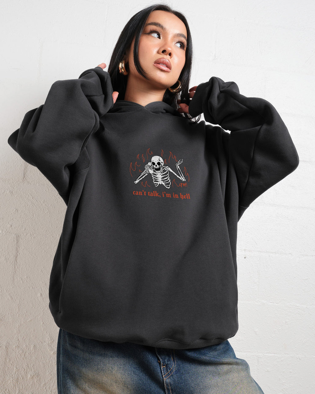 Can't Talk In Hell Hoodie product image 2