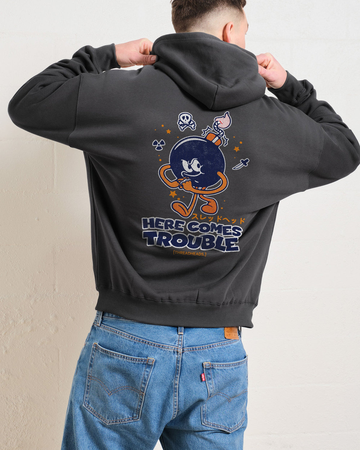 Here Comes Trouble Hoodie product image 3