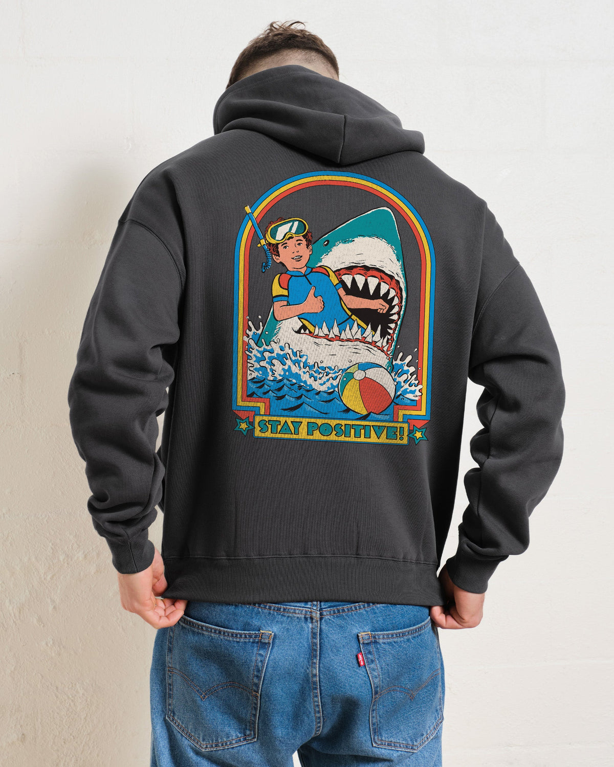Stay Positive Front and Back Hoodie product image 7