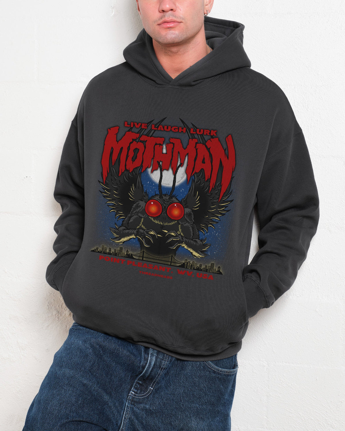 Mothman - Live Laugh Lurk Hoodie product image 3