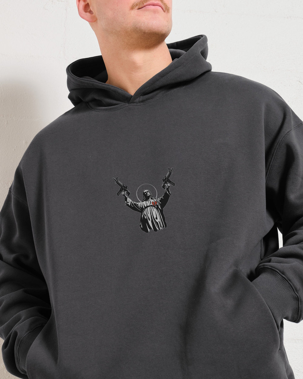 Machine Gun Christ Hoodie product image 2