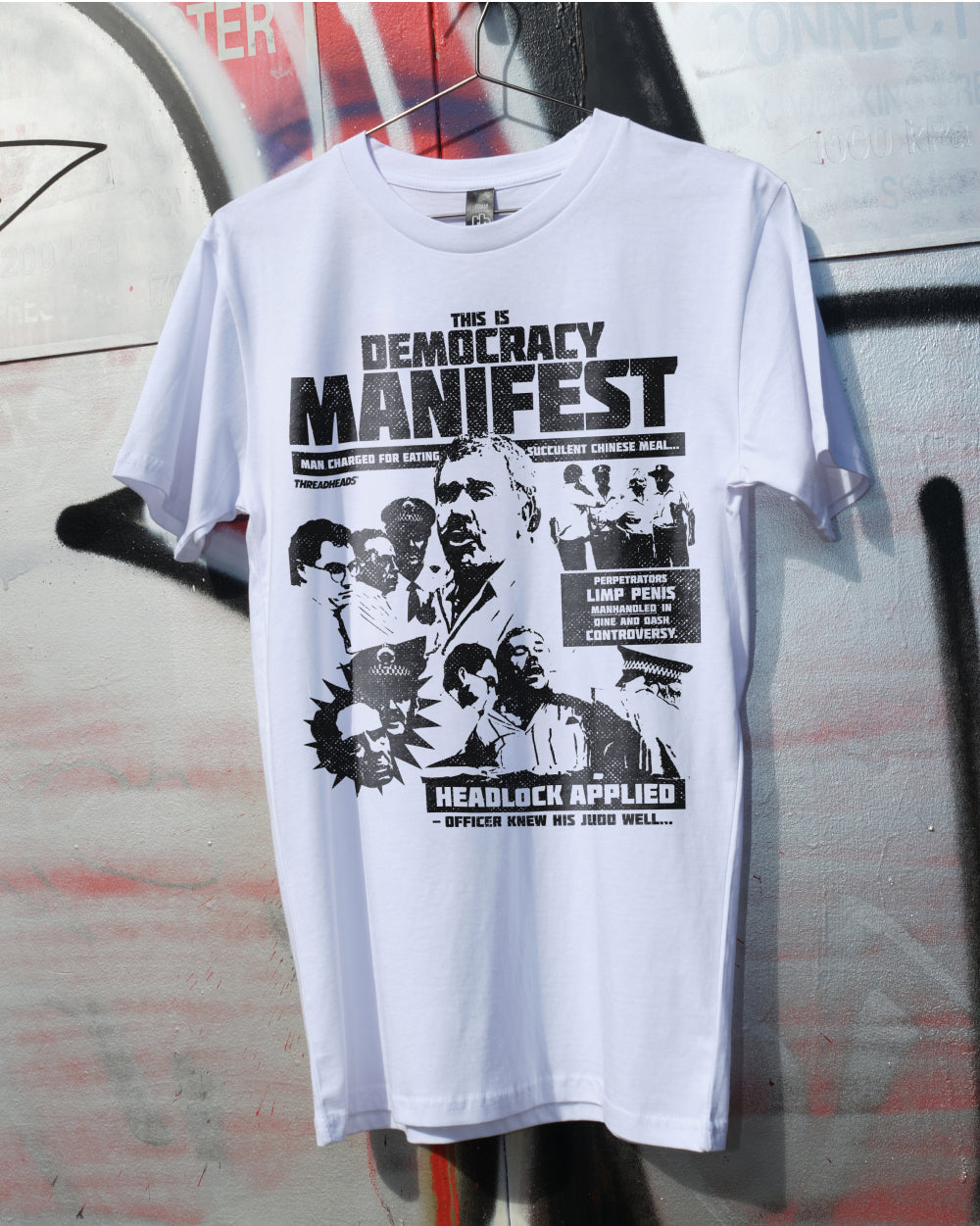 Democracy Manifest: Tabloid Edition T-Shirt product image 1