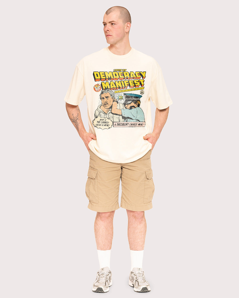 This is Democracy Manifest Oversized Tee product image 3