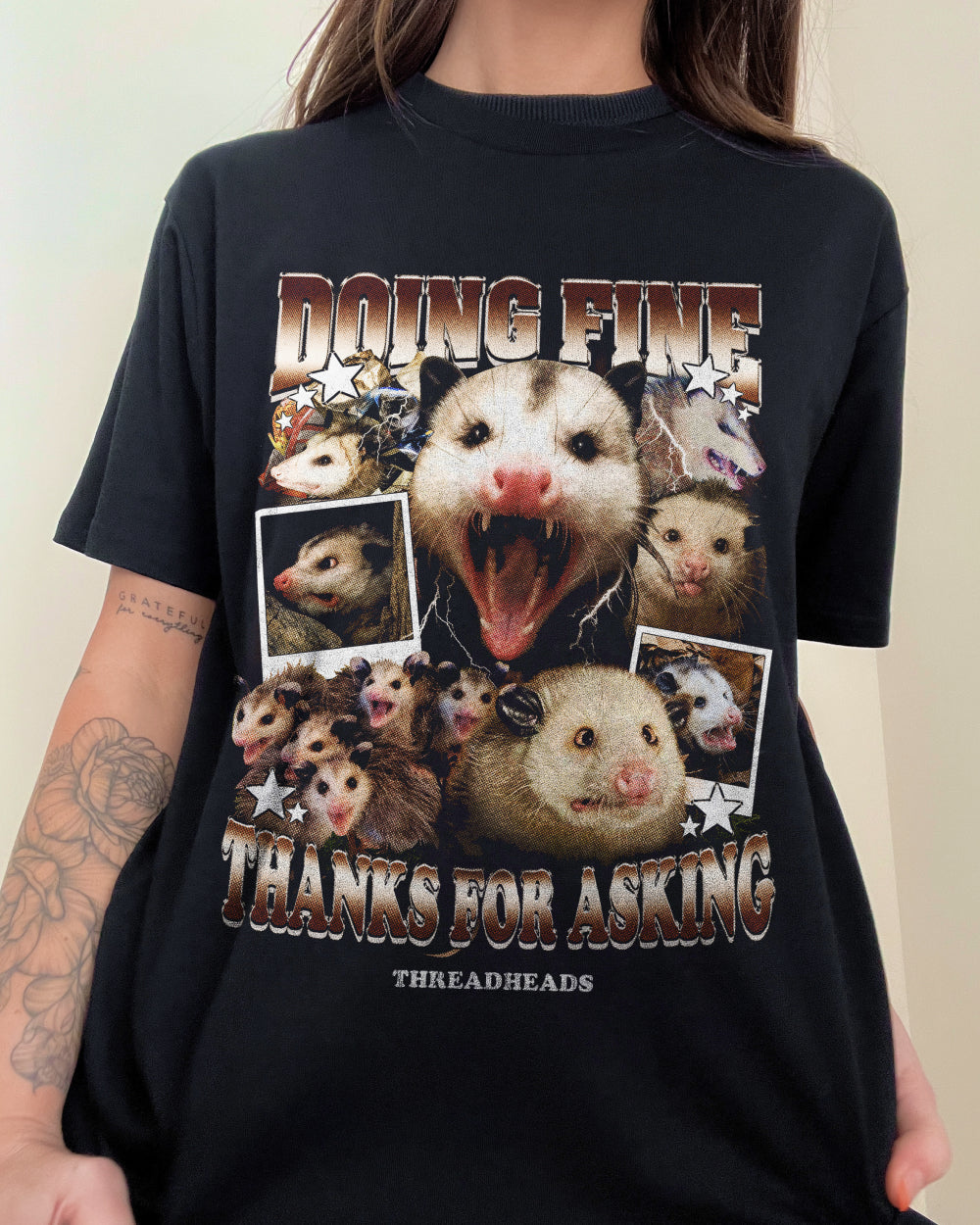 Doing Fine Opossum T-Shirt product image 5