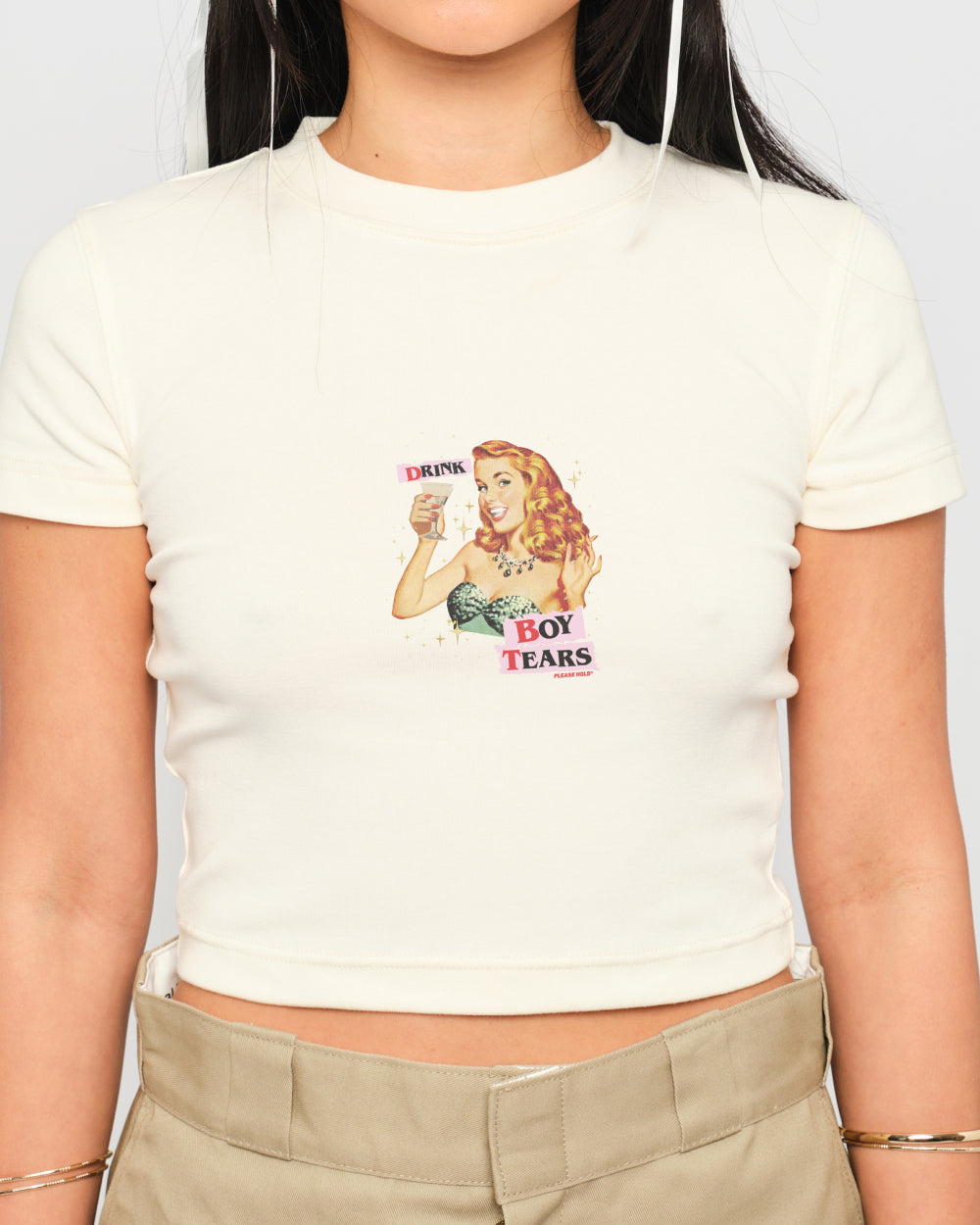 Drink Boy Tears Baby Tee product image 6