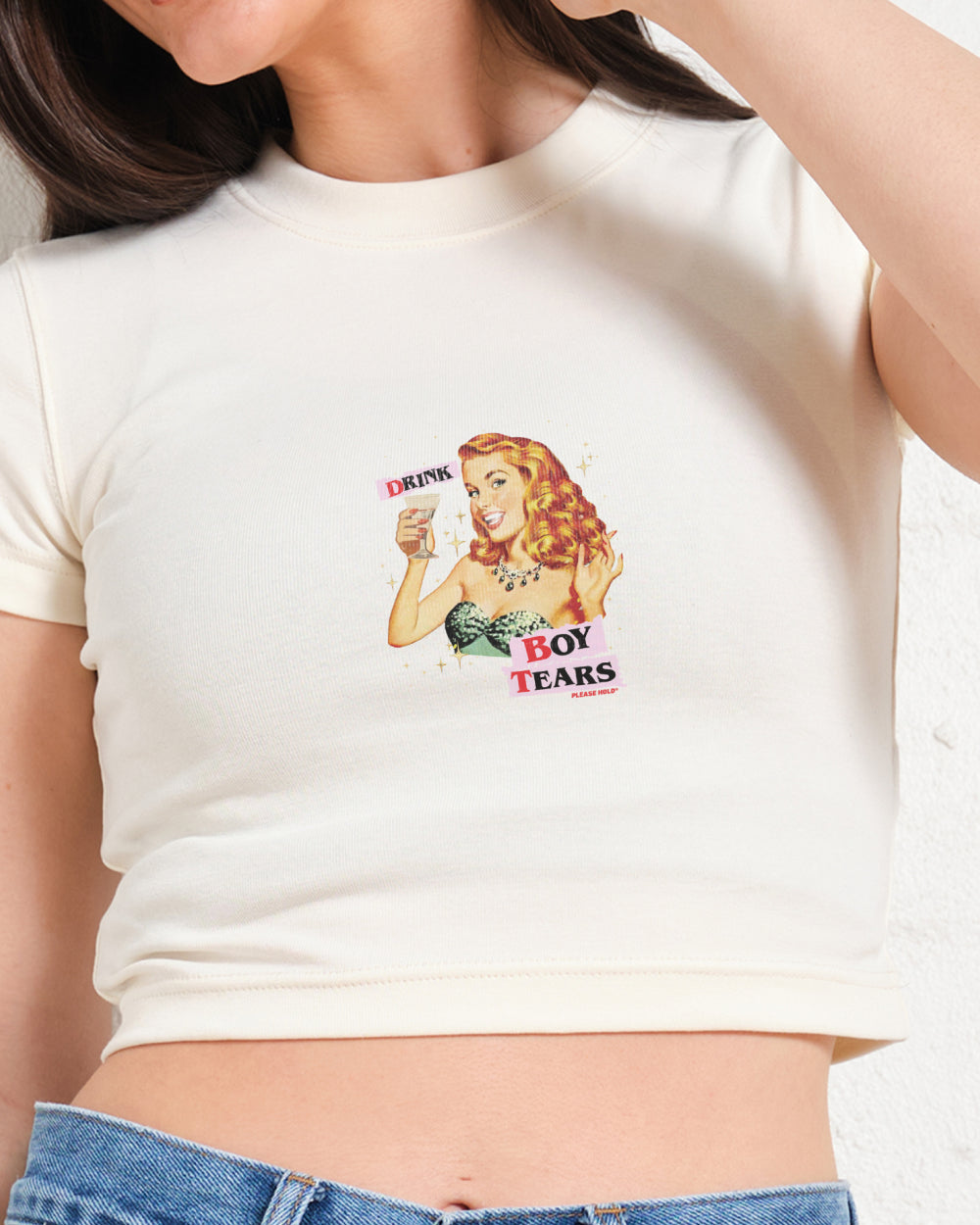Drink Boy Tears Baby Tee product image 5