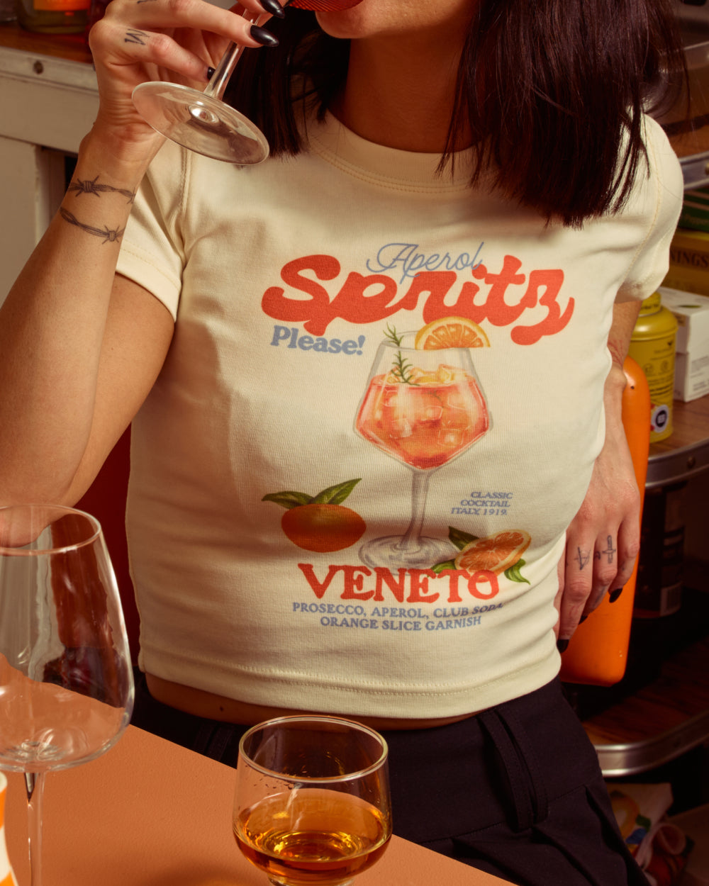 Aperol Spritz Baby Tee product image 2