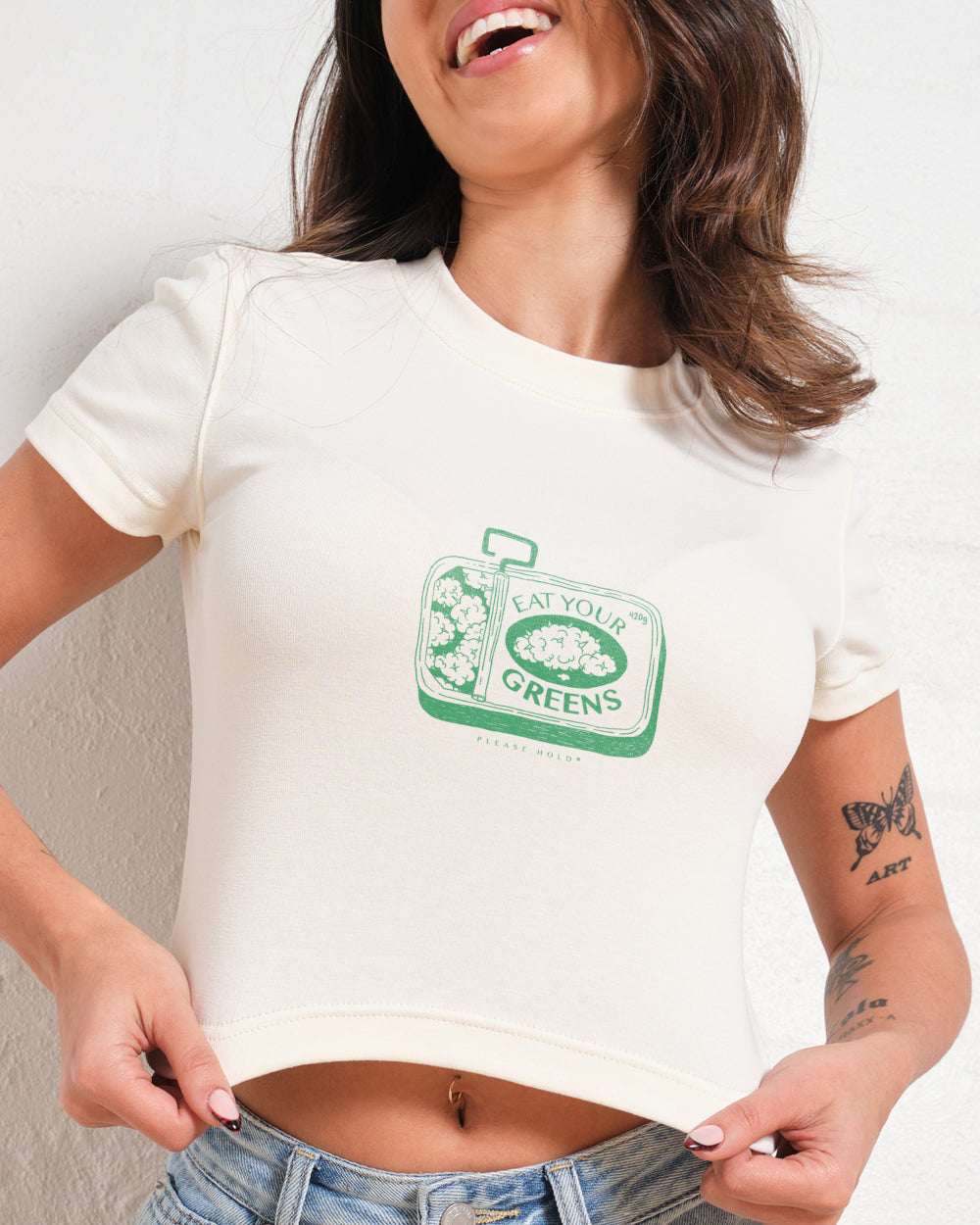 Eat Your Greens Baby Tee product image 3