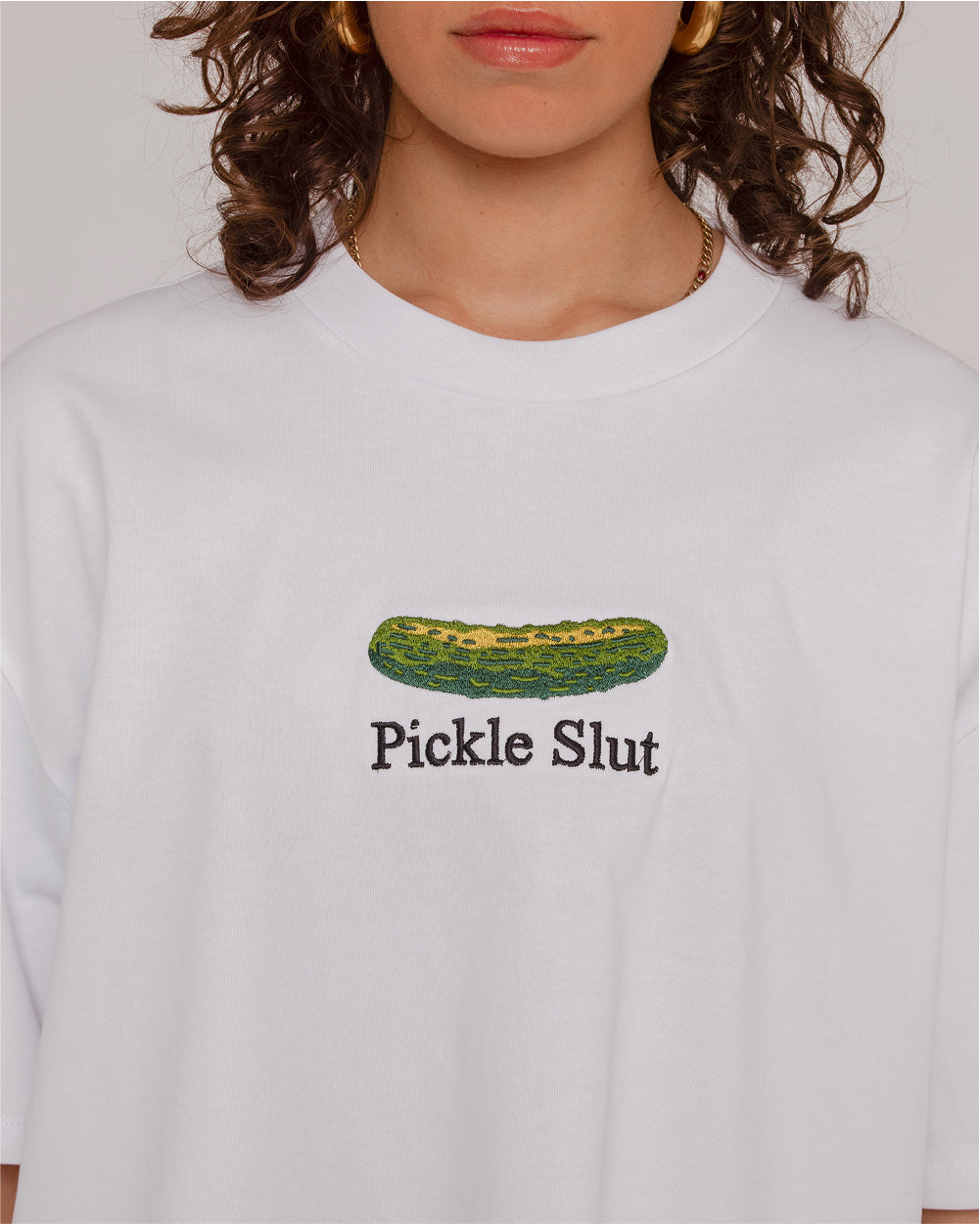 Pickle Slut Oversized Embroidered Tee product image 5