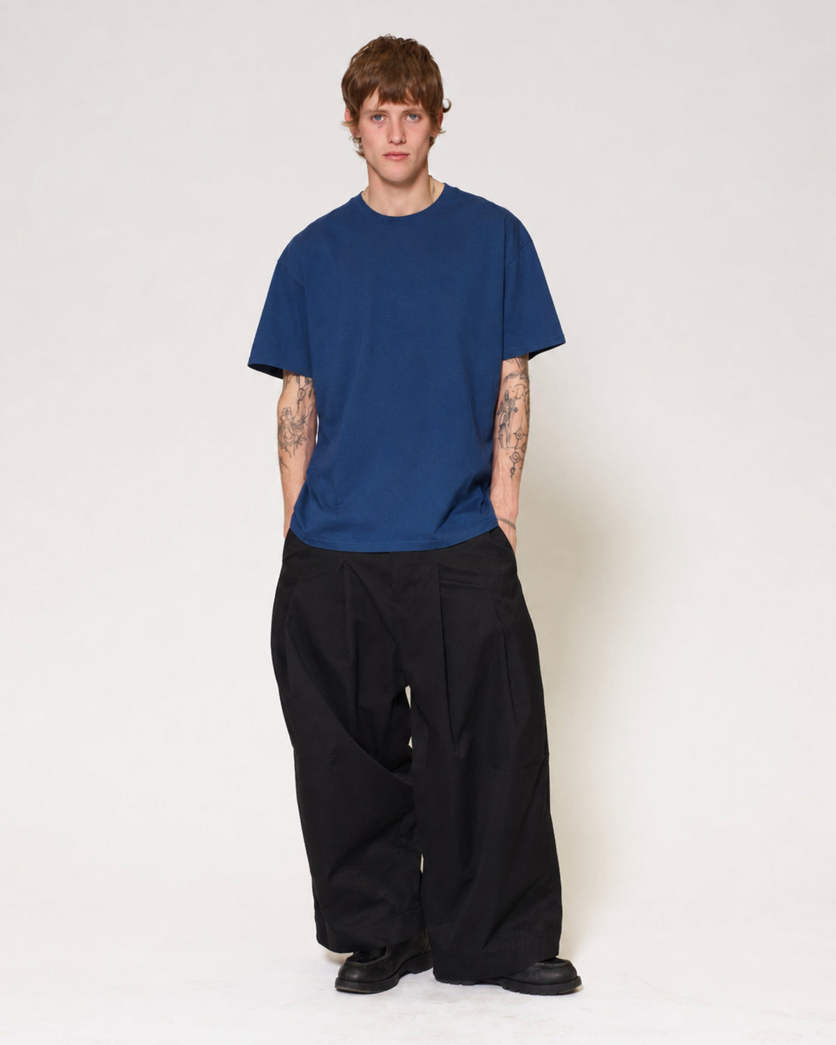 Classic Tee 5 Pack: Grey, Charcoal, Navy, Brown, Black product image 4