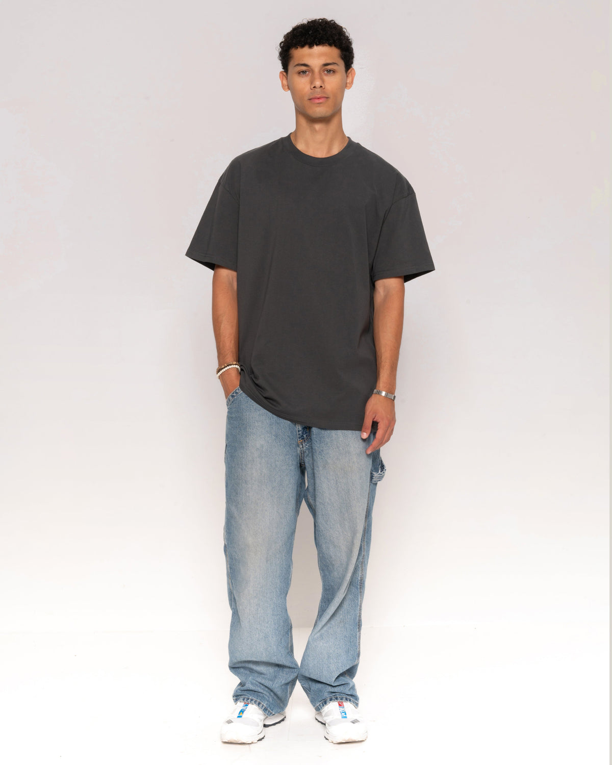 Classic Tee 3-Pack: Charcoal, Navy, Brown product image 2