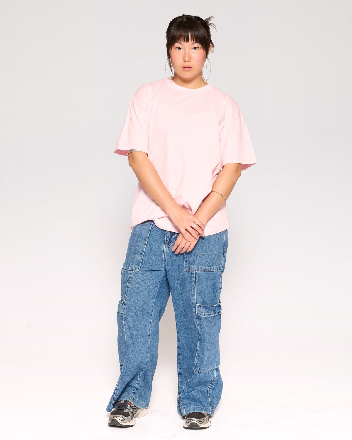 Classic Tee 5 Pack: Pale Blue, Natural, Pink, Brown, Black product image 4