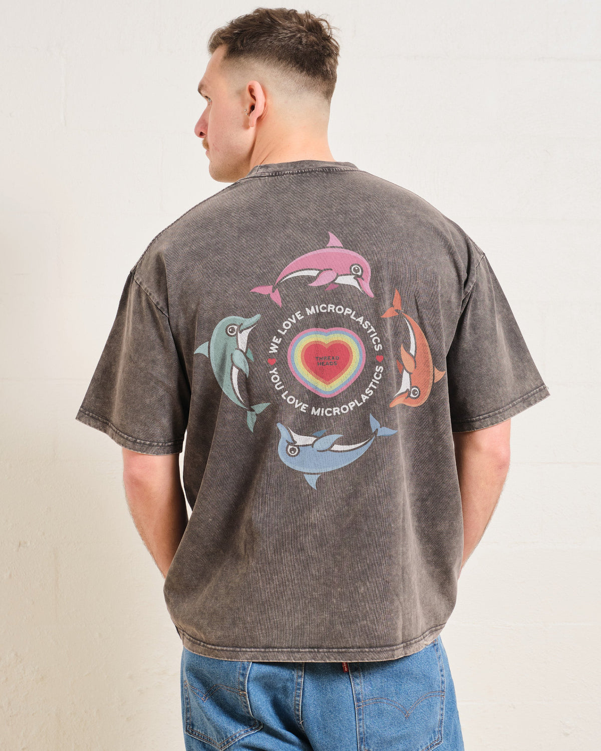 We Love Microplastics Oversized Tee product image 7