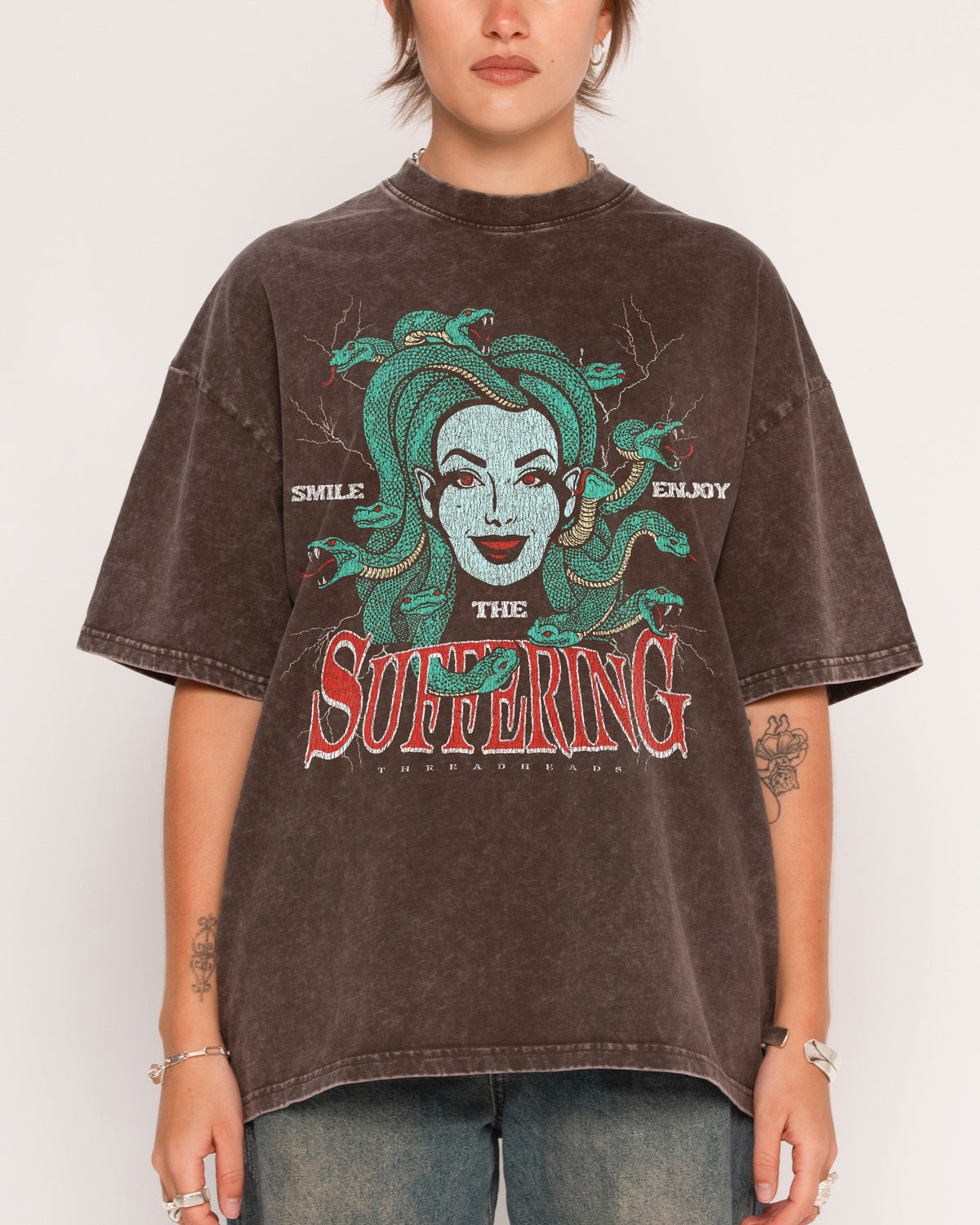 Smile Suffering Oversized Tee product image 4