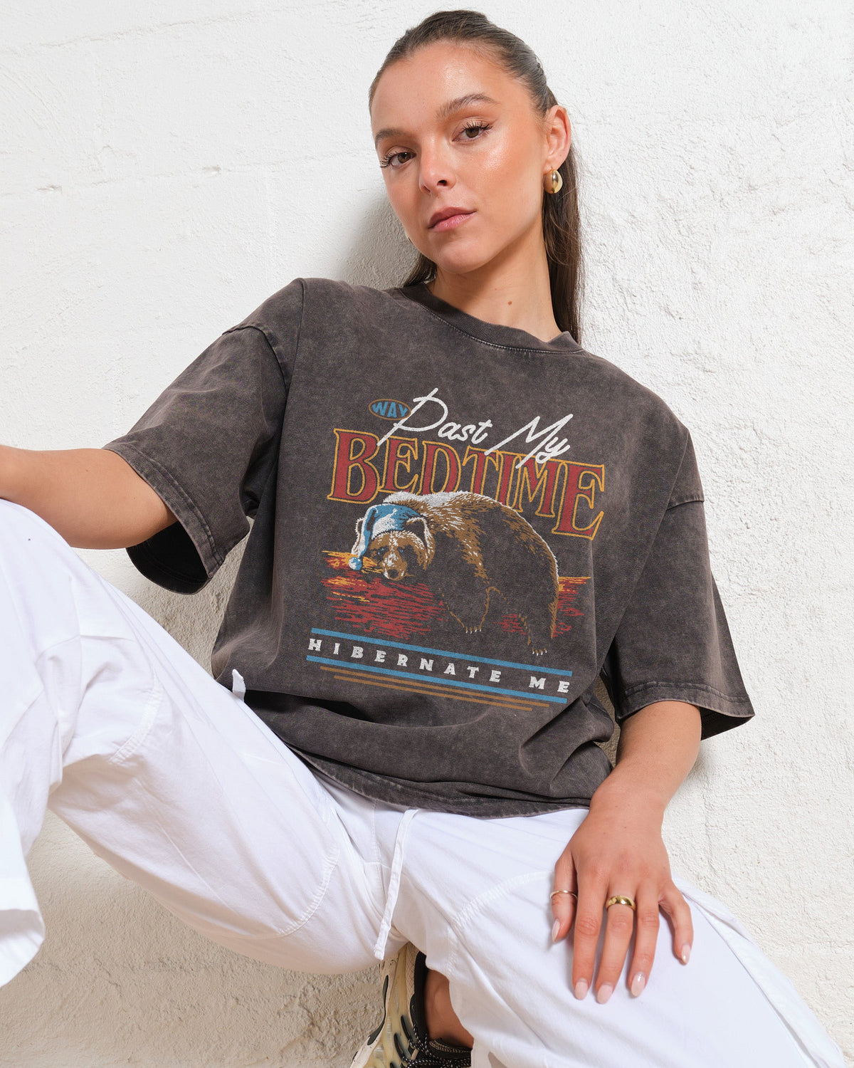 Way Past My Bedtime Oversized Tee product image 3