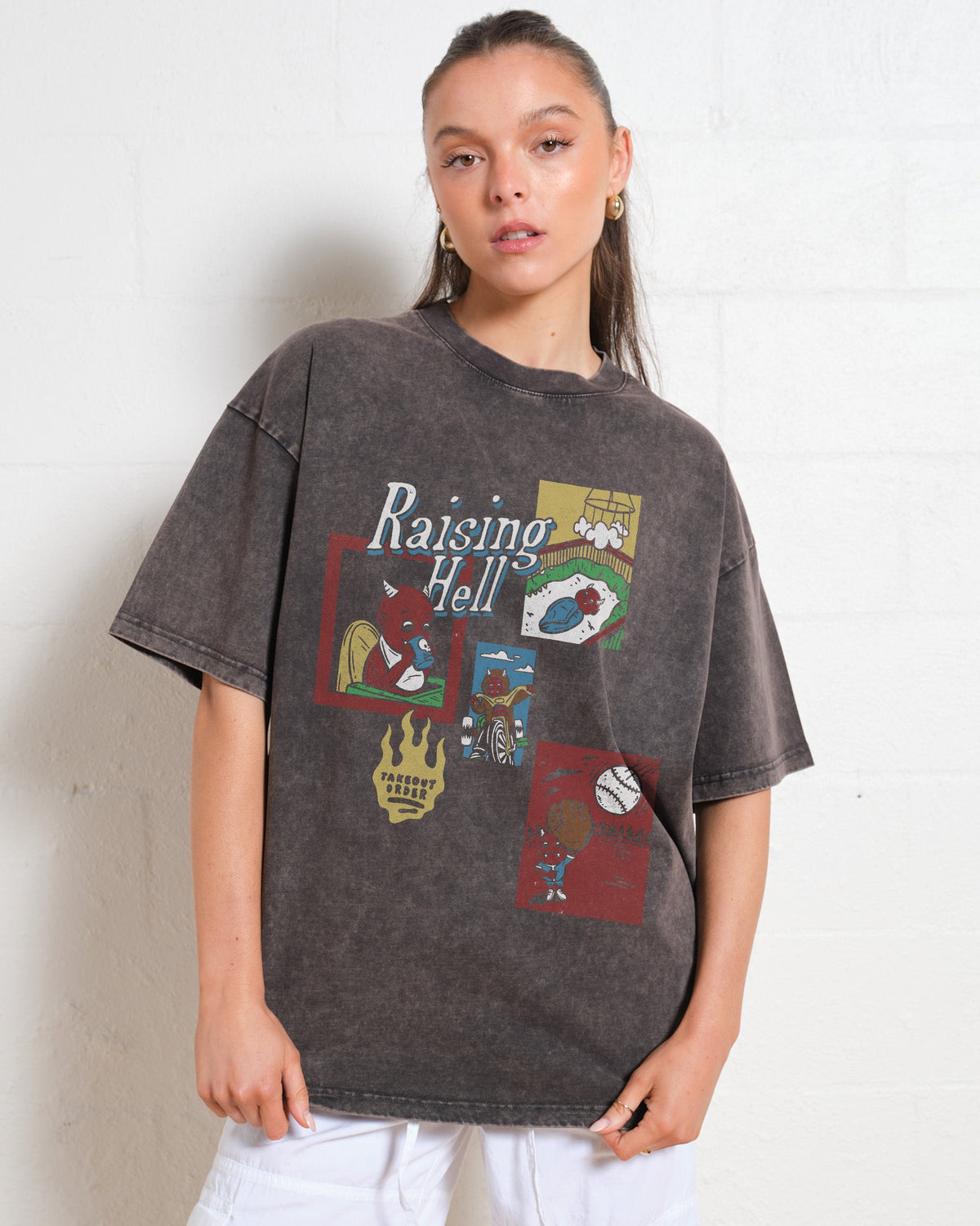 Raising Hell Oversized Tee product image 3